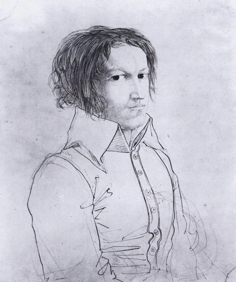 Carl Philipp Fohr - Ritratto di Heinrich Karl Hofmann, Staatsgalerie Stuttgart